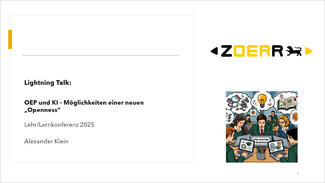 Präsentation "OEP und KI – Möglichkeiten einer neuen Openness"